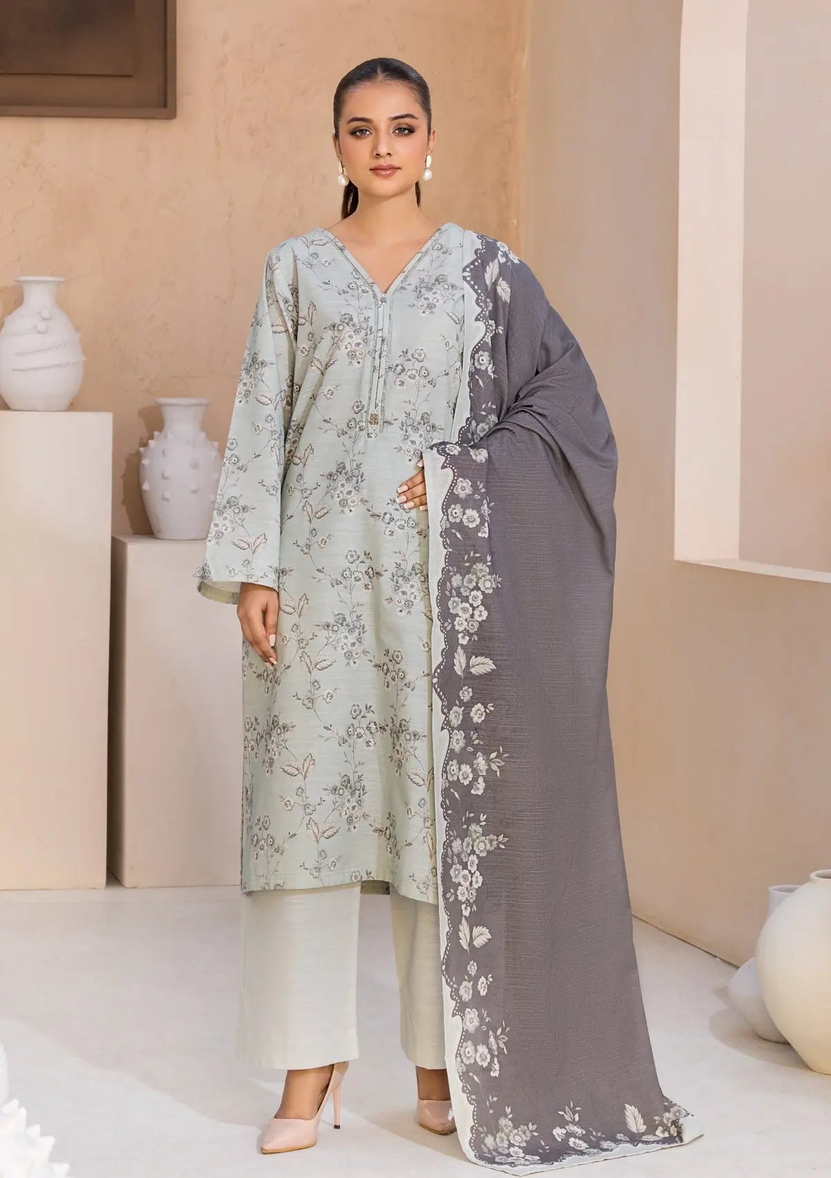 PRINTED KHADDAR BT6526-L-FRZ
