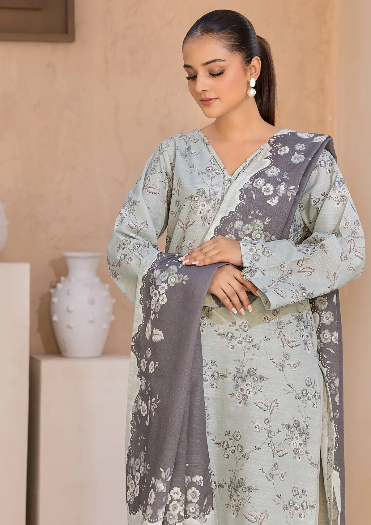 PRINTED KHADDAR BT6526-L-FRZ