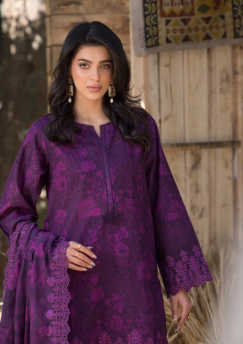 EMBROIDERED KHADDAR (BT110-BT5948-PPR)