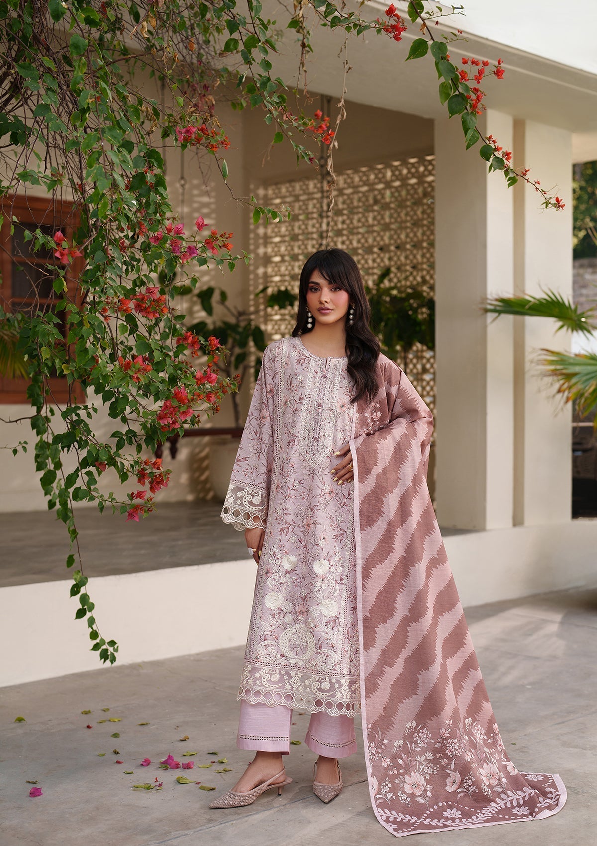 Embroidered Khaddar BT6552-PCH