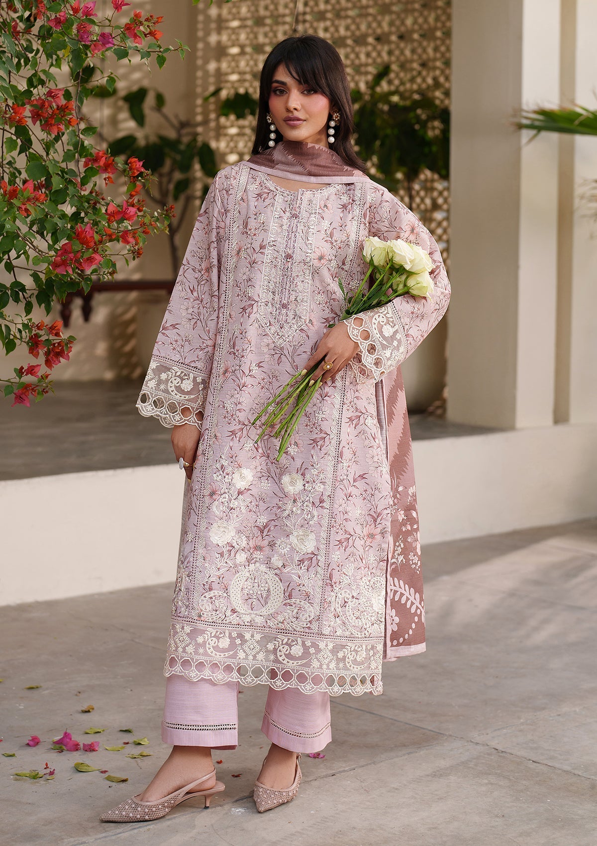 Embroidered Khaddar BT6552-PCH