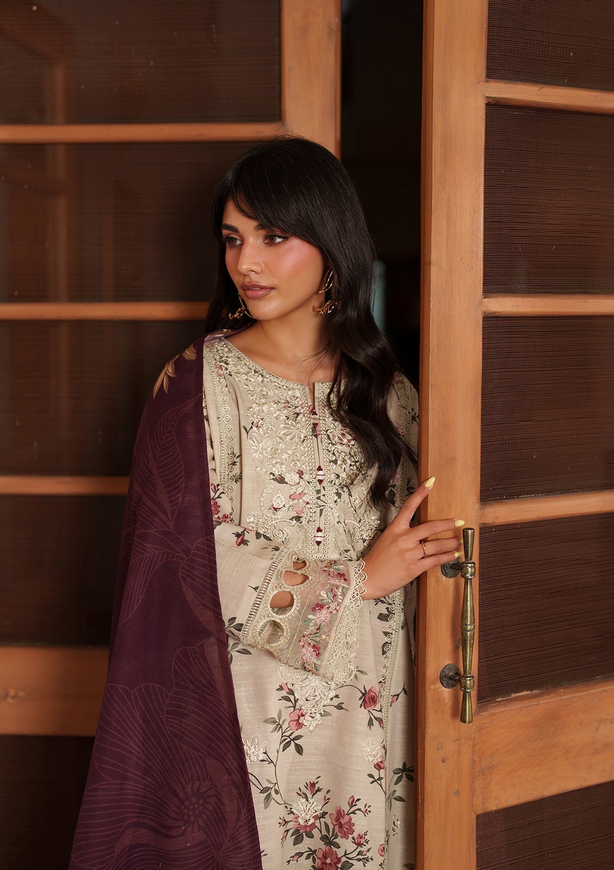 PRINTED EMBROIDERED Lawn BT006896-SKN