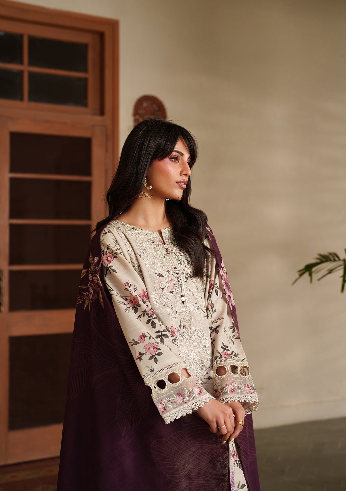 PRINTED EMBROIDERED Lawn BT006896-SKN